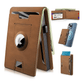 🔥Pop Up aluminiumsveske Pengeklips Slim Leather Slots Credit Card Holder RFID Blocking Bifold Minimalist Wallet