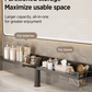 Bathroom Shelf No-Drill Wall Mounted Storage Rack