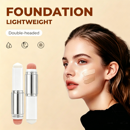 🎉KJØP 1, FÅ 1 GRATIS🎉 [OFFISIELT PRODUKT] BLANC Cover Cream Stick med avtakbar børste – koreansk fargeskiftende foundationstift med kollagenkapsler (0,45 oz)