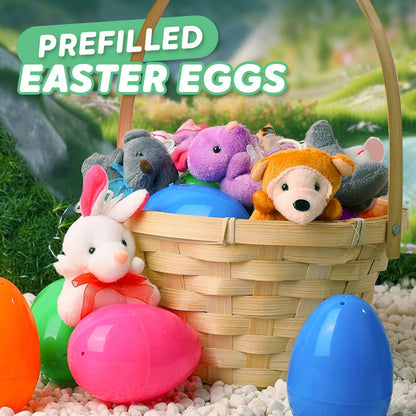 🎁Påske-tilbud 50 % rabatt🎁Ferdigfylte påskeegg med kosedyrleker