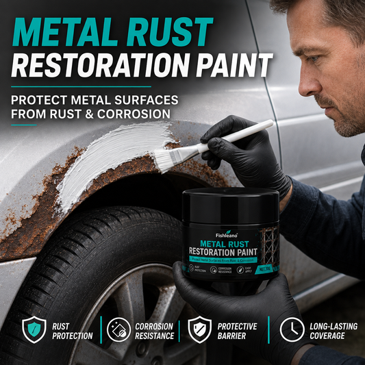 🥳2026 HOT SALG🥳💞50 000+ SOLGT!🔧🏠 50 % RABATT! Svart rustbeskyttende reparasjonspasta for metall – frisker opp rustne porter, rekkverk og verktøy. Danner et beskyttende belegg, du trenger ikke bytte ut! 🛡️✨