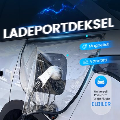 Magnetisk vanntett deksel til elbilens ladeport
