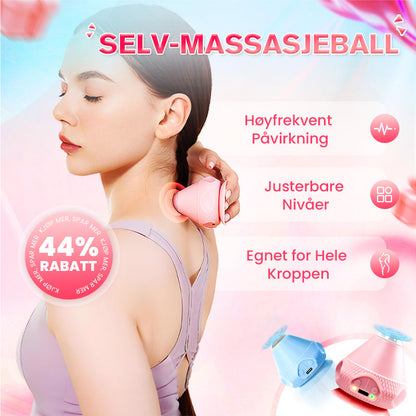 🔥 Utløserpunkt Selv-Massasjeball med Sugekopp – Perfekt avslapning for muskler og kropp!