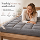 Myk, vattert overmadrass 🛏️ Et skyaktig lag med komfort – sovn inn i mykheten, våkn opp uthvilt ✨