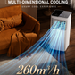 Portabel stille 3-i-1 aircondition med vifte
