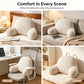 🥳2026 SALG🥳💞50K+ SOLGT! 🛋️📖 50% RABATT! Multifunksjonell korsrygg-lesepute – Høy ryggstøtte, polstret nakkestøtte & polstrede sidearmlener. Fløyelstrekk, avtakbart vaskbart trekk – perfekt for seng, sofa & gulv! 🛯️💤