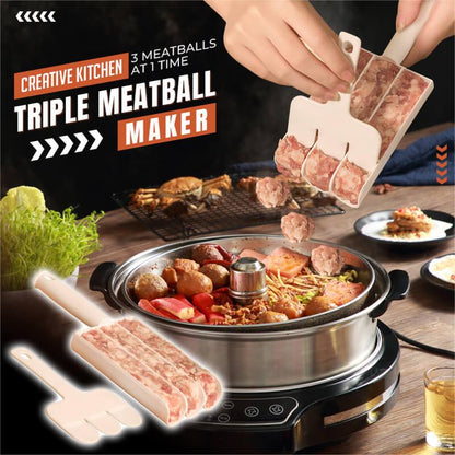 👍🧑‍🍳Kreativ kjøkken trippel kjøttbollemaskin🥩