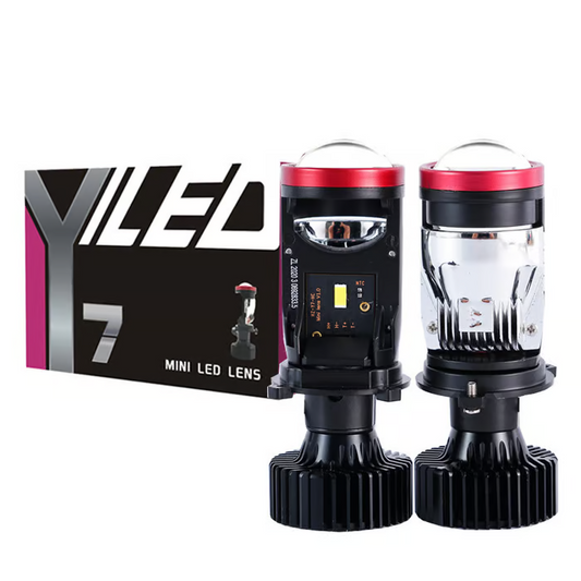 Y7D H4 LED-hovedlys Canbus billys 6000K 50W 4800LM konverteringssett høy / lav stråle / 1 stk