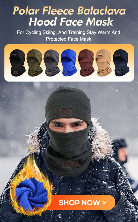 🔥Uunnværlig for vinterkulda 80 % rabatt❄🎁- Polar Fleece Balaclava Hood Face Mask