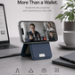 Smart MagSafe-lommebok laget av ekte nappaskinn – med Apple Find My™ og Google Find Hub™, RFID-beskyttelse og trådløs lading.