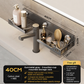 Bathroom Shelf No-Drill Wall Mounted Storage Rack