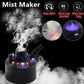💨 50% RABATT NÅ! ⚡ 12-LED ultralyd tåkemaskin – Skaper kjølig tåke og fargerikt lys – Perfekt for luftfukter, fontener eller Halloween-dekorasjon – går stille i vann 💧✨