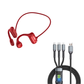 🥳 2026 NYHET 🥳💞 50K+ SOLGT! 🔥50% RABATT! AI Benledningshøretelefoner med 2K 60FPS kamera – 160 språkoversettelse, AI stemmeassistent, Bluetooth 5.3, lettvekt 32g 🎧✨