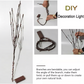 Pousbo® LED-pilekvistlamper Batteridrevet kvistlys