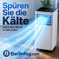 Portabel stille 3-i-1 aircondition med vifte