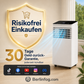 Portabel stille 3-i-1 aircondition med vifte