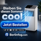 Portabel stille 3-i-1 aircondition med vifte