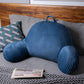 🥳2026 SALG🥳💞50K+ SOLGT! 🛋️📖 50% RABATT! Multifunksjonell korsrygg-lesepute – Høy ryggstøtte, polstret nakkestøtte & polstrede sidearmlener. Fløyelstrekk, avtakbart vaskbart trekk – perfekt for seng, sofa & gulv! 🛯️💤