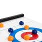 Curlingspill på bordplate