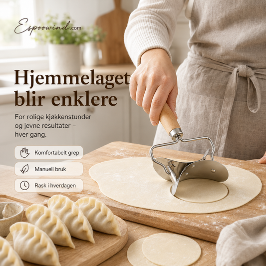 🥟 Spare 50 %! 🔪 Teigtaschenausstecher – Edelstahl, für einfaches und gleichmäßiges Schneiden ✨