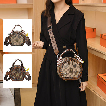 👜Hot salg Kvinner Mote Håndveske Retro Bear Badge Skulderveske （50% avslag）