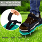 👟 50 % RABATT NÅ! 🌿 Plenslåpeskor med 26 pigger – justerbare stropper, lufter plenjorden effektivt og gir god passform 🏡