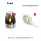 Solenergi-telys Utendørs flammeløse flimrende IP65 vanntette bordlamper LED-stearinlys med skumring-til-daggry-sensor for lanterner, hager, camping, fester, hjemmedekorasjoner, varme farger