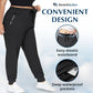 🟔 Unisex-bukser i ultrastretch-is-silke – komfortable fritidsbukser