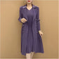 Fasjonabel plissert dresskrage, falsk todelt trenchcoat