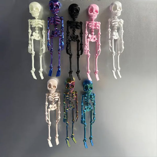 3D-printet vintage skjelett magnetisk figur 🎃