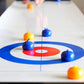 Curlingspill på bordplate