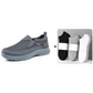👟 60 % RABATT NÅ! ✨ Ortopediske, pustende slip-on-joggesko for menn – fotbueunderstøttelse med innleggssåler i minneskum for komfort hele dagen 🏃‍♂️💨