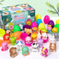 🔥Påskens beste gave 50 % rabatt – 🎁24 stk. påskeegg med ferdigfylt, langsomt stigende squishy-leker