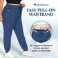 🟔 Unisex-bukser i ultrastretch-is-silke – komfortable fritidsbukser