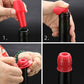 Gjenbrukbar flaskepropp for musserende vin