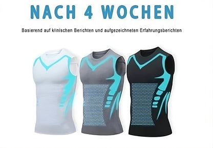 🎉 Ionisk shapewear-vest – Kompresjon og kjøling – Kroppsformende og ermeløs – Usynlig under klærne 🕶️
