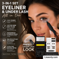3-i-1-sett med eyeliner og stempel til nedre vippekant
