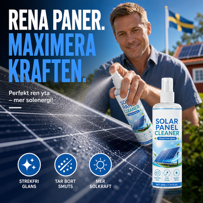🌞 50% RABATT – Solpanelrens – fjerner støv, pollen & fugleskitt – maksimer energiproduksjon – miljøvennlig – for bærbare ladere, hagebelysning og camping