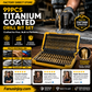 🔥50 % rabatt i en begrenset periode!🔧 Et høyeffektivt verktøy som er populært blant erfarne håndverkere! Fabrikksutsalg – sett med 99 stk. titanbelagte bor