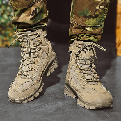 🔥Gratis frakt🔥Menns utendørs høye militære støvler
