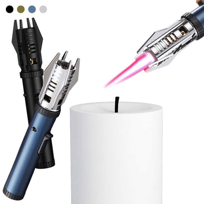 [Kreativ Gave] Stor, Vindtett Multifunksjonell Sveiseblitslampe Lighter