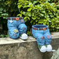 Kreativ 3D-jeansformet blomsterpotte