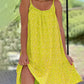 Blomstertrykt Camisole Kjole
