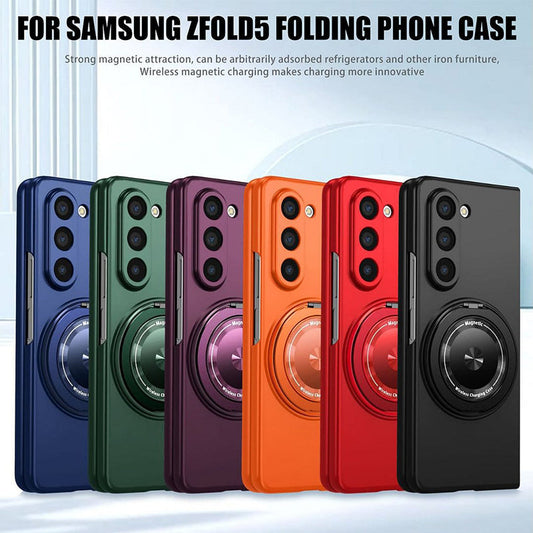 Magnetisk telefonveske med 360° roterende stativ for Samsung Z fold & flip 6/5/4/3
