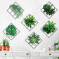 🌵3D-veggklistremerke med grønn plante