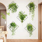 🌵3D-veggklistremerke med grønn plante