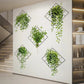🌵3D-veggklistremerke med grønn plante