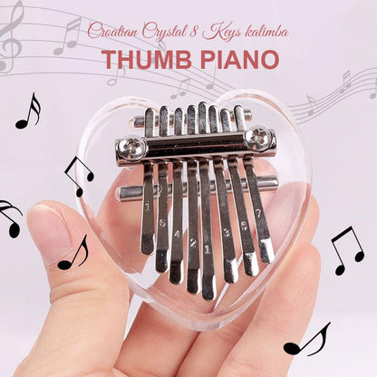 8 tangenter Kalimba tommelpiano