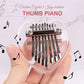 8 tangenter Kalimba tommelpiano