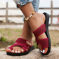 Pustende sandaler i mesh for kvinner